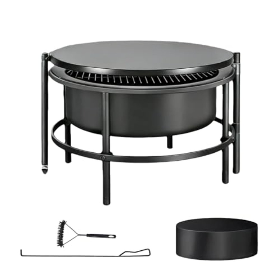 Fire Pit Bowl - 뒷마당용 야외 화로, 냉간 가공된 스틸