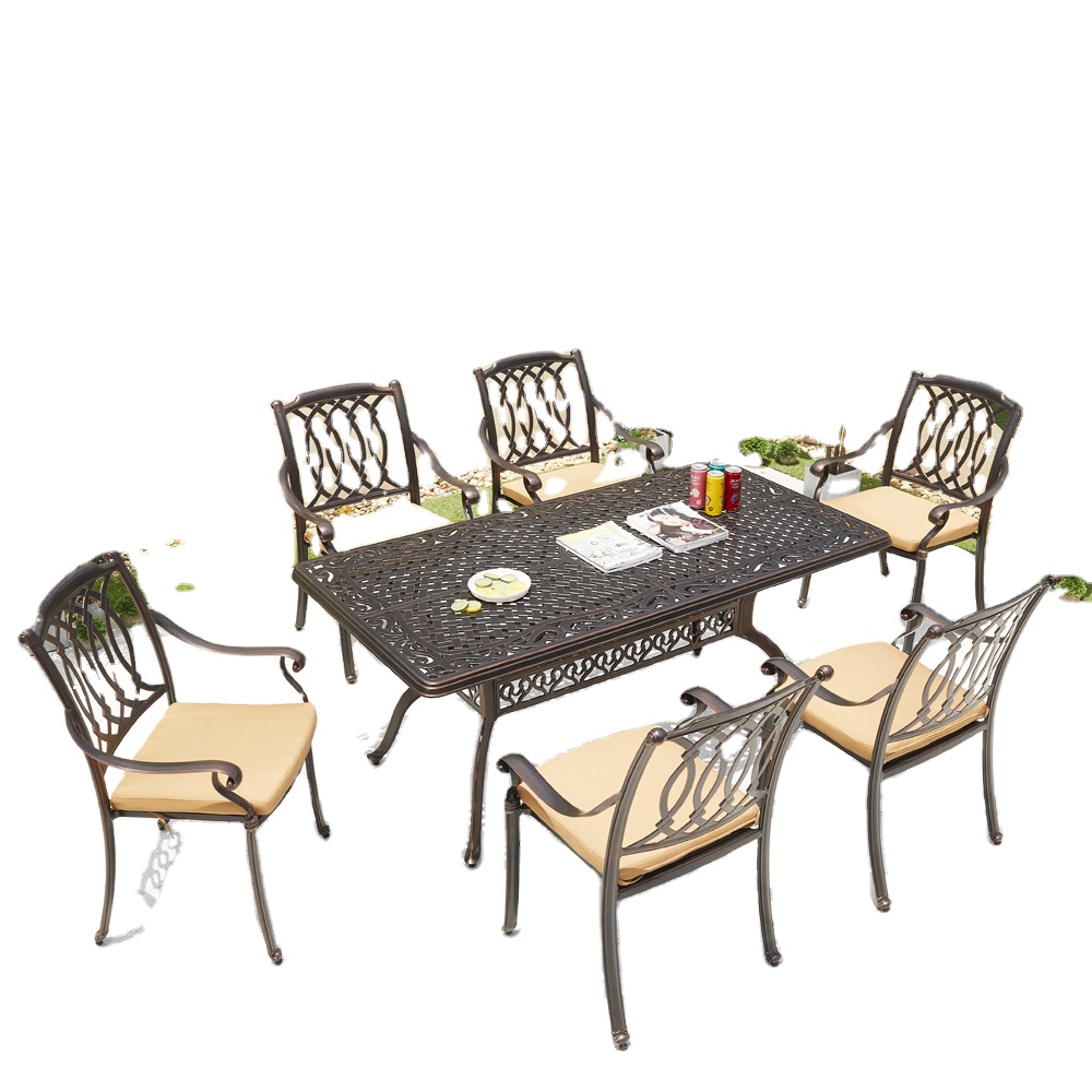 Outdoor Furniture From China - 현대적인 스타일의 주조 알루미늄 정원 파티오
