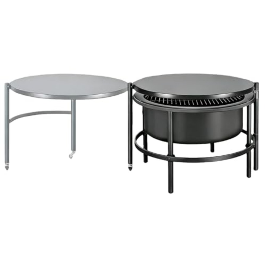 뒷마당용 야외 화로, 냉간 가공된 스틸 볼, 블랙 색상 - Fire Pit Bowl 리뷰 및 가격