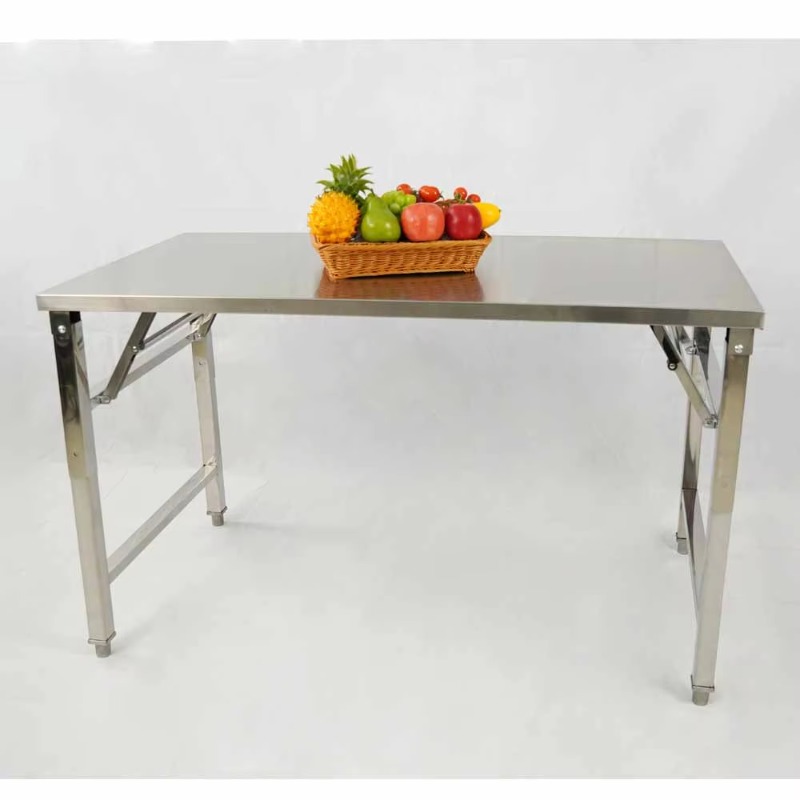 스테인레스 스틸 접이식 식탁 휴대용 피크닉 주방 준비  - Outdoor Furniture Easy To Clean 리뷰 및 가격