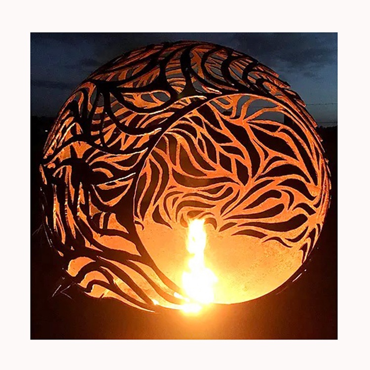 바비큐용 화로, 코르텐강 재질의 벽난로 겸용 그릴, 실 - Fire Pit Bowl 리뷰 및 가격