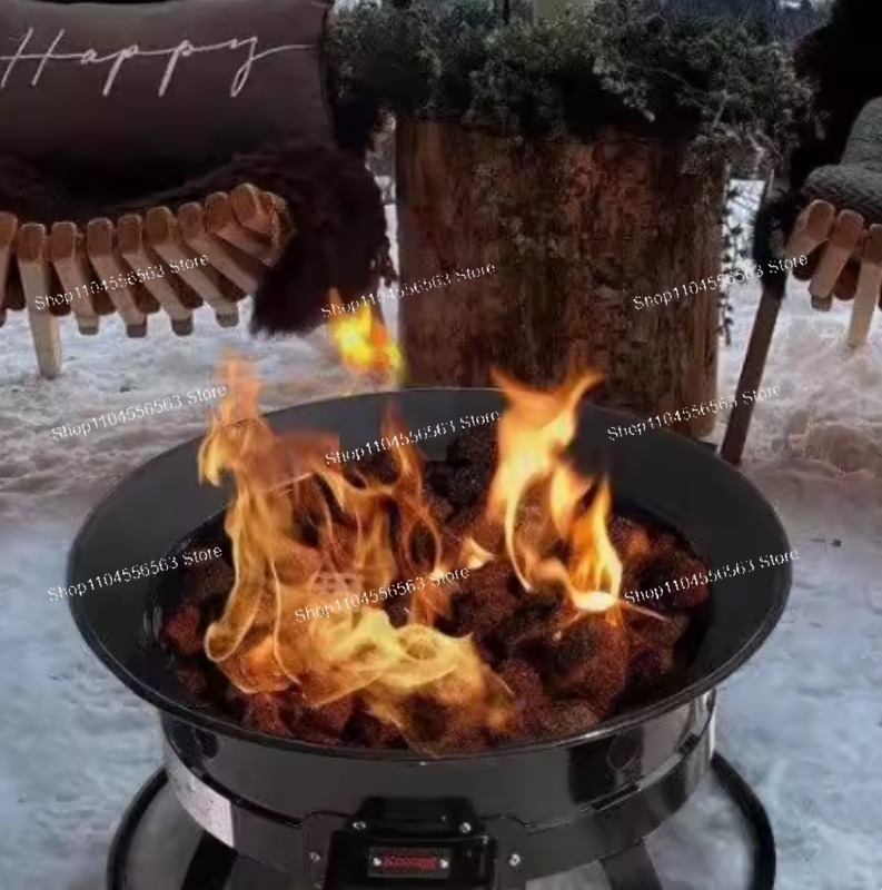 휴대용 프로판 화로 58,000 BTU 야외 가스 화로 - Fire Pit Bowl 리뷰 및 가격