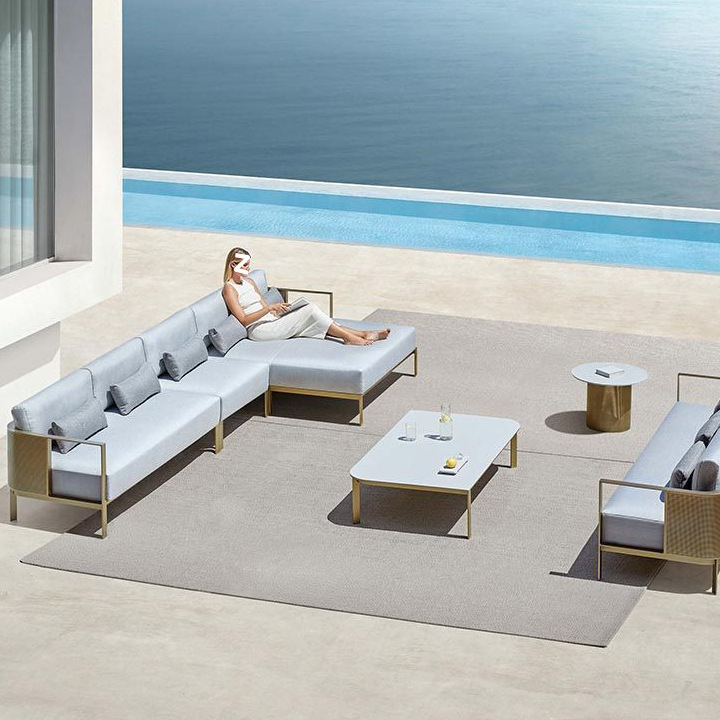 야외 스테인리스 소파 테이블 및 의자 방수 호텔 야외  - Outdoor Furniture For Sale 리뷰 및 가격